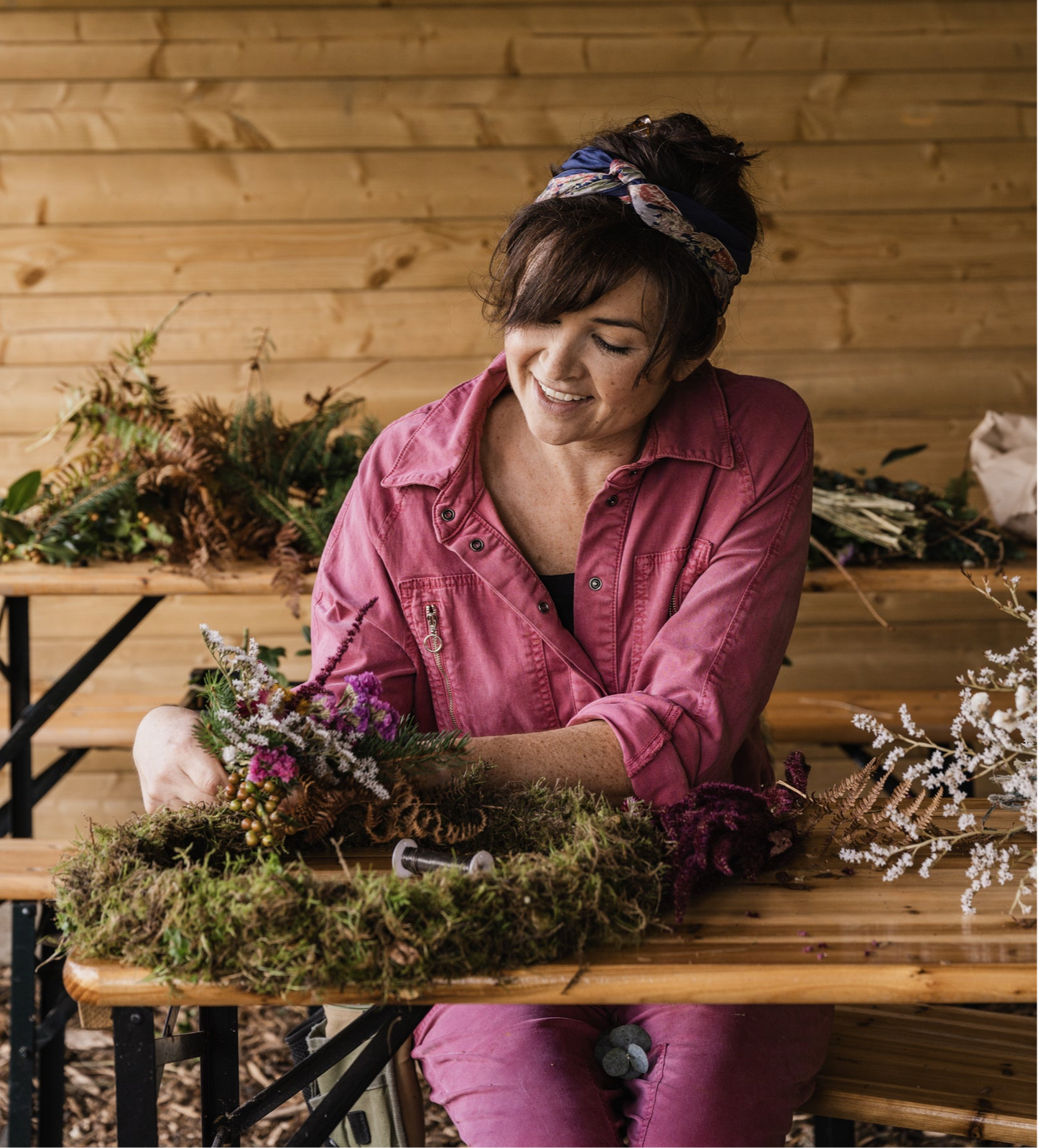 Christmas wreath workshop