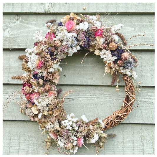 Dried wreath workshop