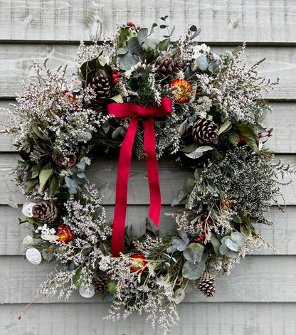 Luxury Frosted Christmas wreath - pre order