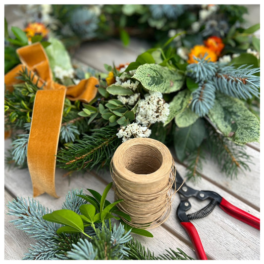 Christmas wreath workshop