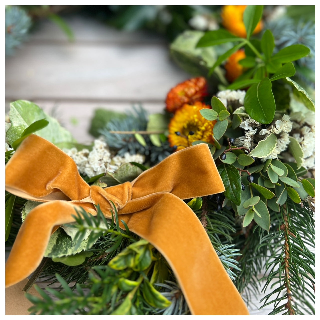 Christmas wreath workshop