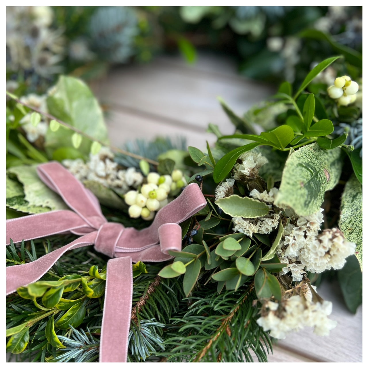 Christmas wreath workshop