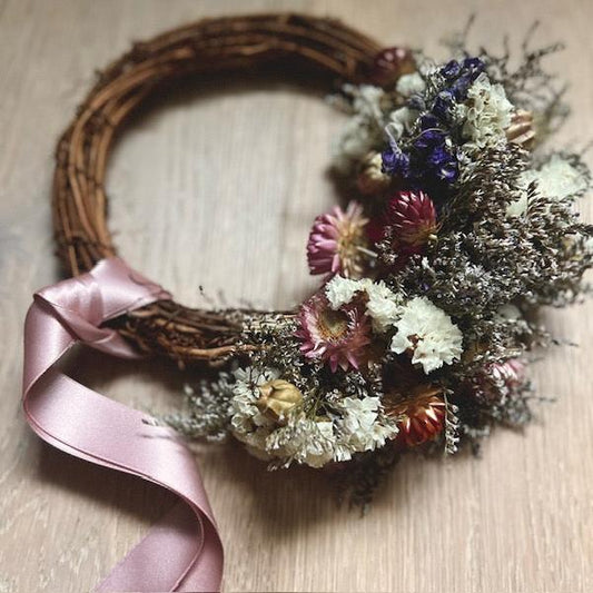 Mini Dried Flower Wreath